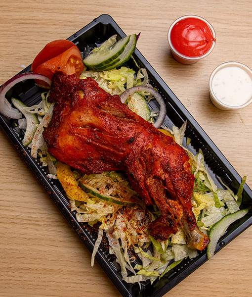 Cuisse poulet Tandoori - Poulet grillé épices indiennes Goa Fast Food Grenoble